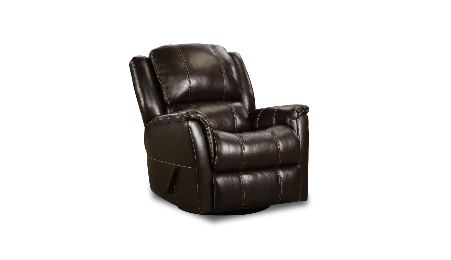 Mercury Swivel Recliner Walnut