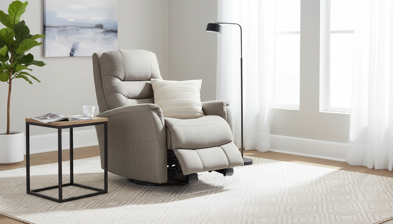 Genesis Swivel Recliner Dove