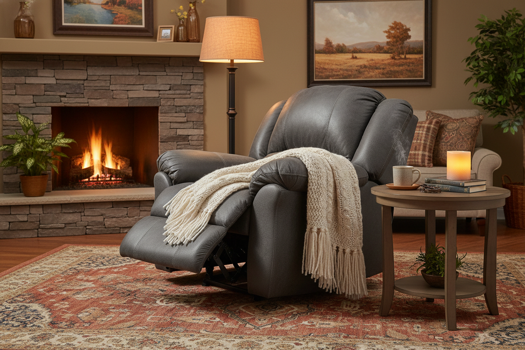 Junction Recliner in warm inviting setting